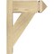 Ekena Millwork Traditional Arts & Crafts Rough Sawn Outlooker, Douglas Fir, 6"W x 14"D x 18"H OUT06X14X18TRA03RDF - alternate 3
